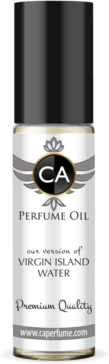 CA Perfume Club Impression of Virgin Island Water For Women & Men Replica Fragrance Body Oil Dupes Attar Roll-On 0.3 Fl Oz/10ml