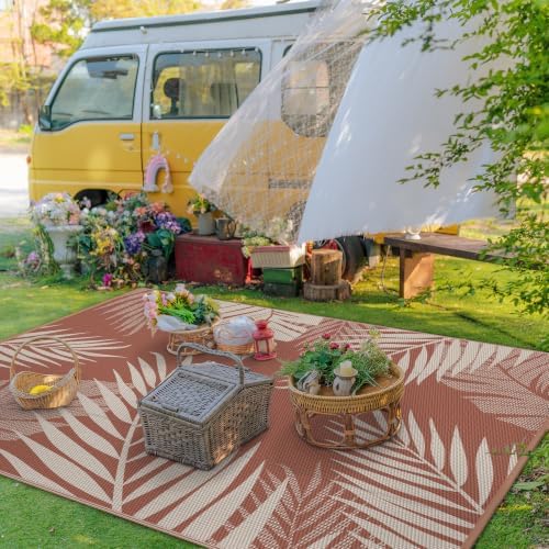 GENIMO Outdoor Rug, Waterproof Plastic Rugs - Image 3