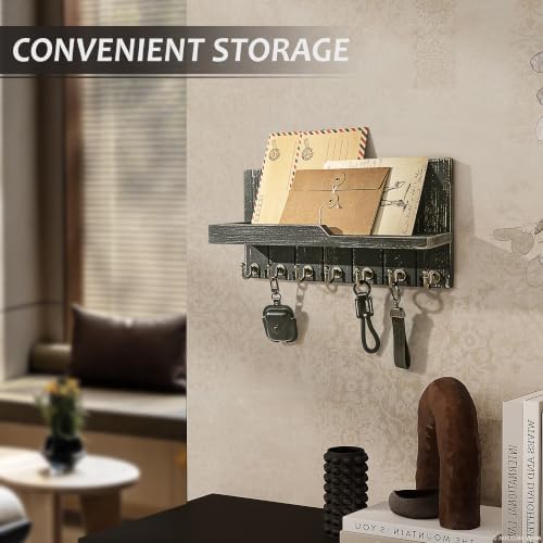 Rebee Vision Rustic Key Holder Wall Mount - Image 4