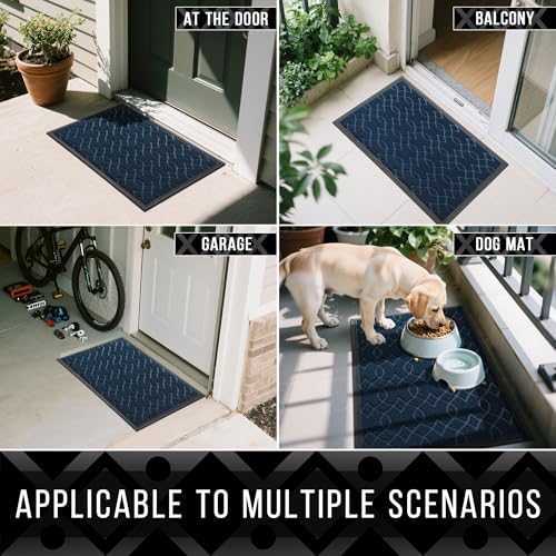 Yimobra Large Door Mat 36x24, All-Season Waterproof Outdoor Doormat - Image 6