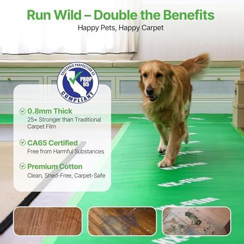 39" x 200' Heavy-Duty Floor Protection | Construction Grade Carpet Protector | - Image 6