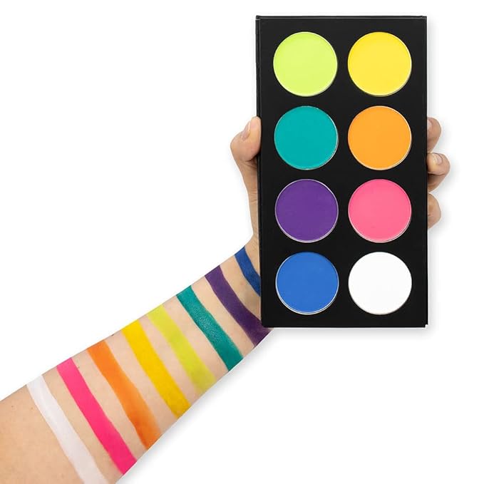Mehron Makeup iNtense Pro Pressed Pigment Palette (Fire)