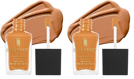 Black Radiance Color Perfect Liquid Full Coverage Foundation Makeup, Allspice, 1 Ounce (Pack of 2)