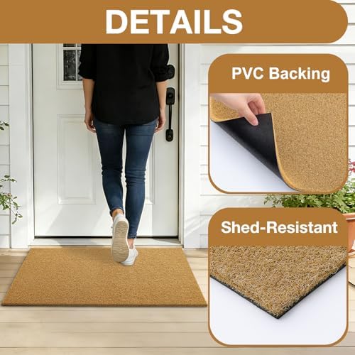 OLANLY Front Door Mat 40x32, Low Profile Doormat - Image 5
