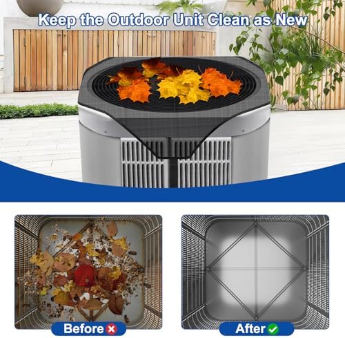 Central Air Conditioner Covers for Outside Units 26'' x 26'', AC Mesh Covers - Image 5