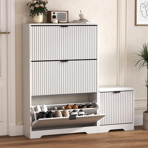 HUANLEGO Shoe Cabinet Storage for Entryway by HUANLEGO