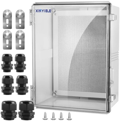 Waterproof Outdoor Project ABS Plastic Junction Box IP67 Weatherproof Dustproof by XINYIELE