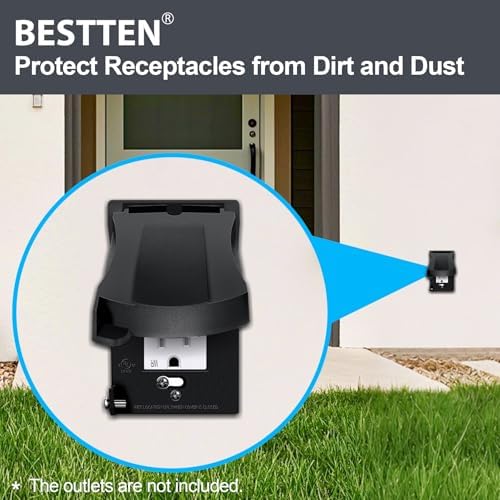 5 Pack BESTTEN Outdoor Outlet Cover - Image 2