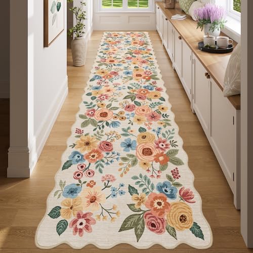 DUKINO 2x10 Runner Rug for Hallway, Washable Kitchen Rugs by DUKINO