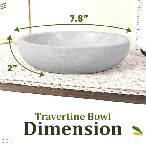 FNTSTICGOODS Travertine Decorative Bowl - Image 2