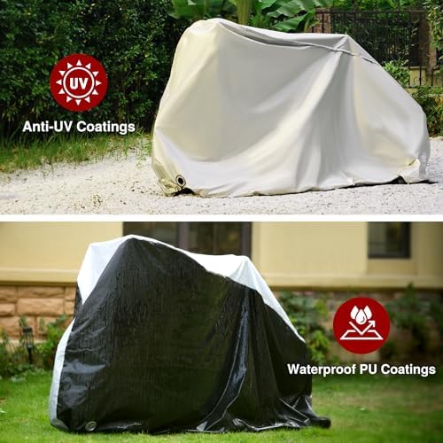 Puroma Bike Cover Waterproof Outdoor Bicycle Windproof Cover - Image 7