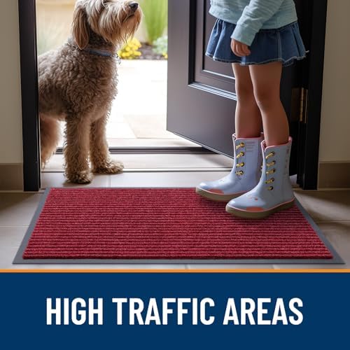 OLANLY 2-Pack Front Door Mats 71x47, Waterproof Heavy-Duty Doormats - Image 7