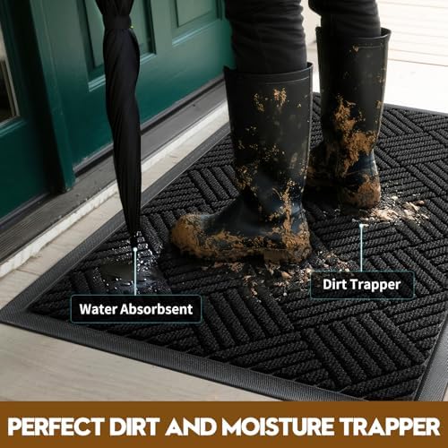 Front Door Mat, Heavy Duty Non-Slip Doormat 73"x46" - Image 3
