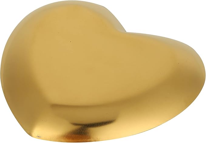 Nail Palette, Makeup Palette Nail Palette Heart Shaped Art Palette Stainless Steel Makeup Mixing Palette Makeup DIY Paint Color Mixing Tray Nail Art Palette Resin(Gold)