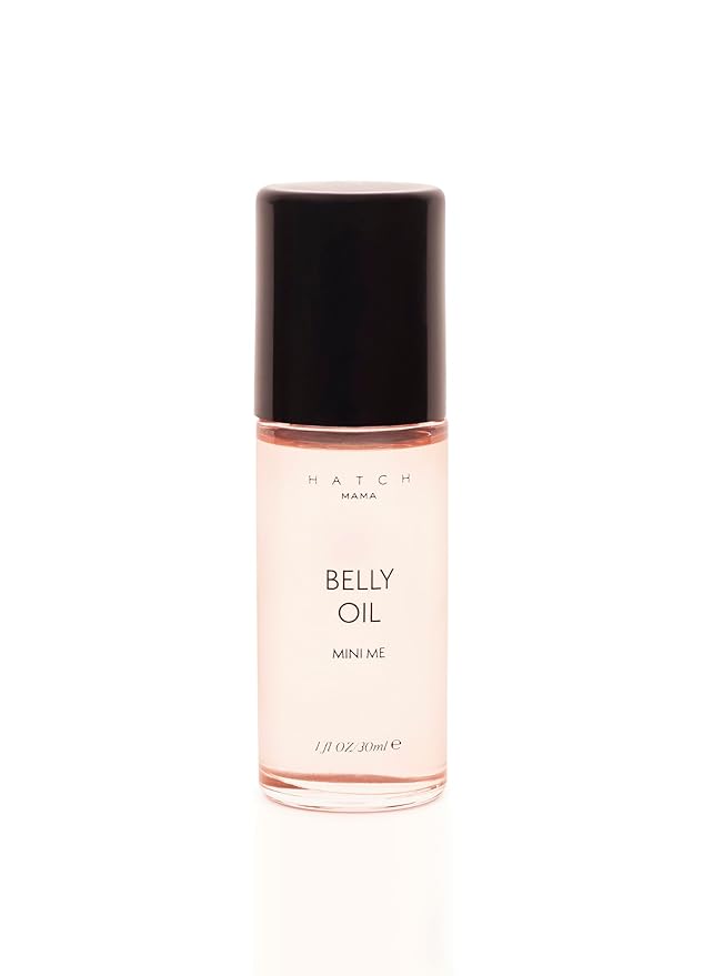 HATCH Belly Oil, Pregnancy & Postpartum Skincare for Stretch Marks, Quick-Drying for Full Body & Soothes Irritation, Plus Vegan, Clean & Plant-Based, 1 Fl Oz