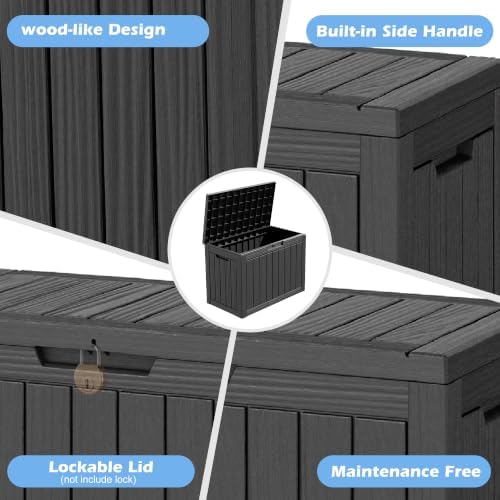 Outdoor Storage Box Waterproof, 55 Gallon Deck Box - Image 5