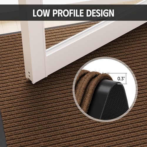 Front Door Mat 29.5x17, Heavy Duty Non-Slip Indoor Outdoor Doormat - Image 6