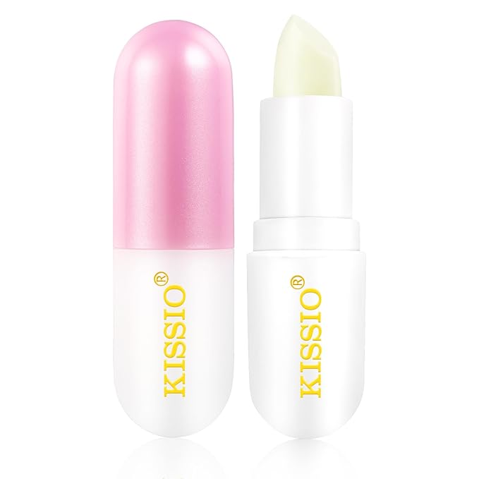 KISSIO Lip Balm,Long Lasting Nourishes and Hydration Lips,Vitamin Lip Balm with Cocoa Seed Butter,Macadamia Seed Oil and Vitamins,Lip care,Cruelty free,0.12 oz