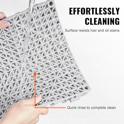 VEVOR Interlocking Tile 55PCS, Drainage Tiles 12" x 12" Splicing, Soft PVC - Image 5