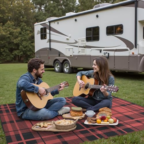 GENIMO Outdoor Rug, Waterproof Plastic Rugs - Image 4