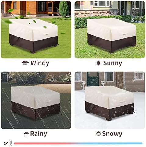 ALSTER Patio Chair Covers, Lounge Deep Seat Cover, Heavy Duty and Waterproof - Image 5