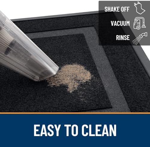 OLANLY Front Door Mat 23.5x15.5, All-Season Heavy-Duty Rubber Doormat - Image 6