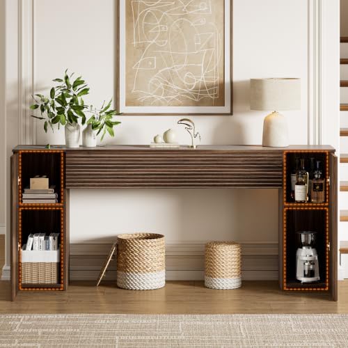 FABATO 70.8” Fluted Long Console Table - Image 6