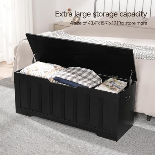 VANKILEY 47.2" Storage Chest Extra Large, Storage Bench - Image 4