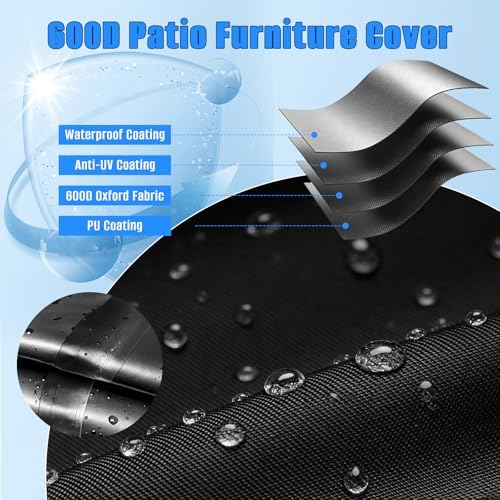 Patio Furniture Covers, 600D Oxford - Image 4