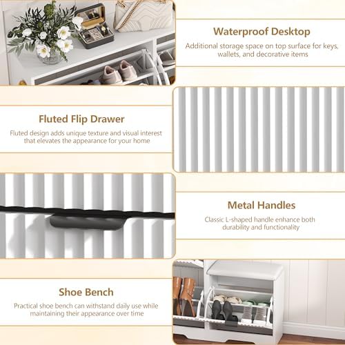HUANLEGO Shoe Cabinet Storage for Entryway - Image 6