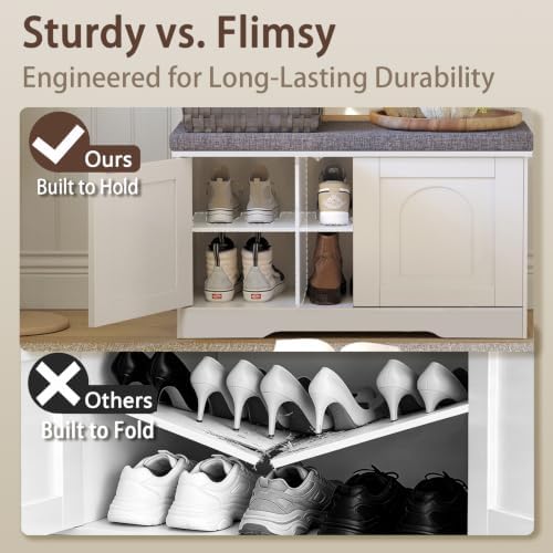 DINZI LVJ Shoe Storage Bench - Image 6
