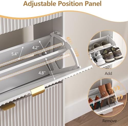 HUANLEGO Shoe Cabinet Storage for Entryway - Image 5