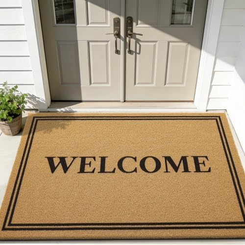 OLANLY Front Door Mat 71x47, Low Profile Doormat by OLANLY