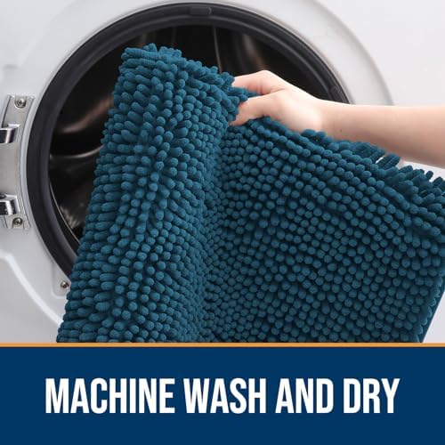 OLANLY Dog Door Mat for Muddy Paws 36x24, Super Absorbent Chenille Mud Mat - Image 5