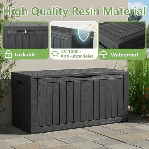 Outdoor Storage Box Waterproof, 110 Gallon Deck Box - Image 4