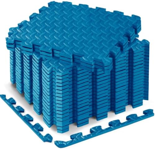 18 Pcs EVA Foam Floor Tiles, Puzzle Exercise Mat Set by Haulcove