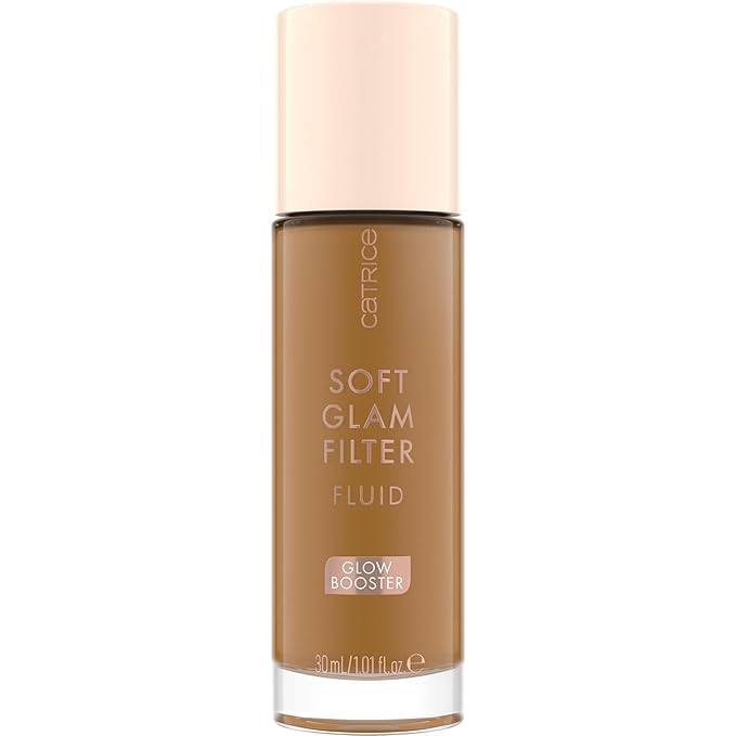 Catrice | Soft Glam Filter Fluid | Luminous Make Up Base & Highlighter for Radiant Complexion | With Vitamin E & Squalene | Vegan & Cruelty Free (80 | Tan - Deep)