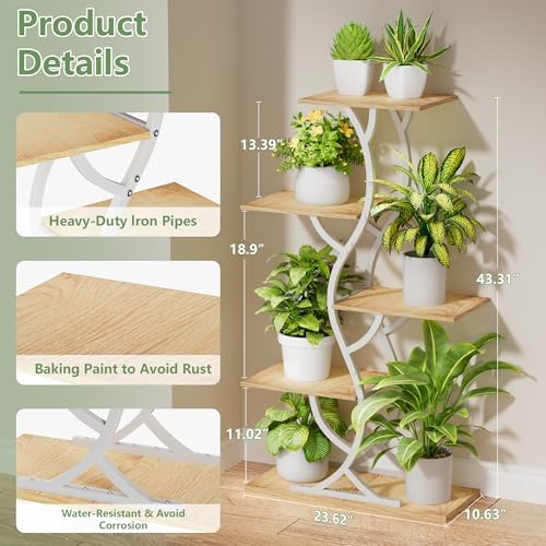 Plant Stand Indoor with Grow Lights - Image 2