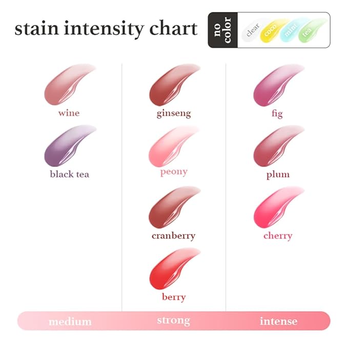 NOONI Korean Lip Oil - Appletea | Long-Lasting, Moisturizing, Plumping, Revitalizing for Dry Lips, Waterproof, No Peel Off, Hydrating, Nourishing Crystal Clear, 0.12 FL Oz
