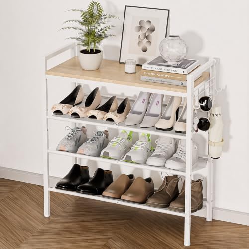 4 Tier Shoe Rack, Shoe Rack for Entryway by Unknown