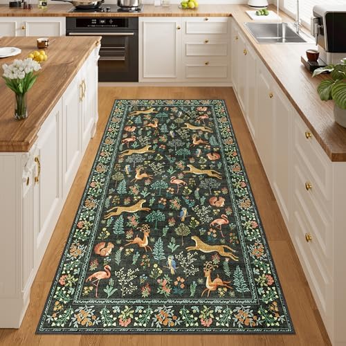 DUKINO 3x6 Kitchen Runner Rug, Washable Animal Rug - Image 6