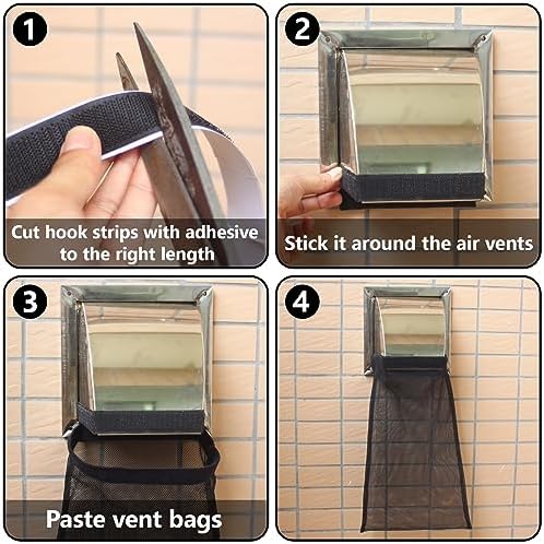 4 Pcs Dryer Lint Catcher, Dryer Vent Lint Trap, Dust Bag Lint Bag Outdoor Dryer - Image 5