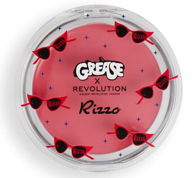 Revolution X Grease Rizzo Melting Blusher Pink Lady, 0.21 oz/ 6 g, Light Rosey