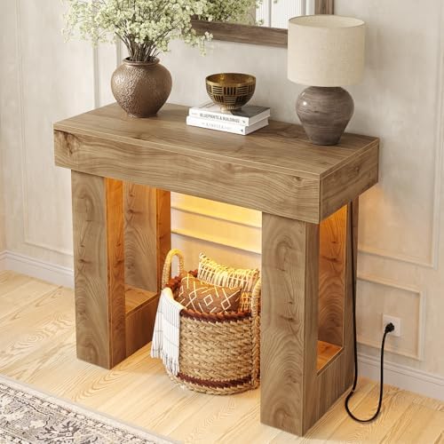 Unikito 39" Entry Table with Sensor Light & AC Outlets with USB-C Ports - Image 6