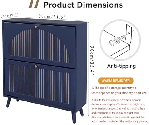 Fsbecl Shoe Storage Cabinet for Entryway - Image 2