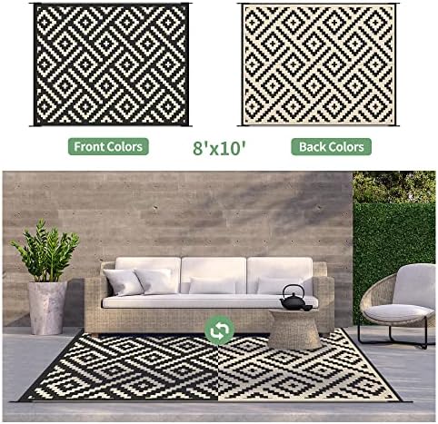 GENIMO Outdoor Rug, Waterproof Plastic Rugs - Image 4