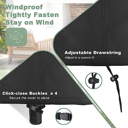 Gasadar 4-Piece Patio Furniture Covers Set, Waterproof Outdoor Furniture Set - Image 4