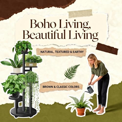 GEEBOBO 5 Tiered Tall Plant Stand - Image 2