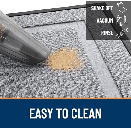OLANLY Front Door Mat Outside 71x23, All-Season Heavy-Duty Rubber Doormat - Image 5