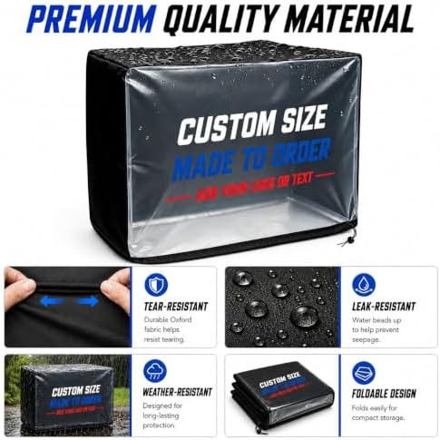 Custom Size Dust Cover, Waterproof Made-to-Measure Protective Cover - Image 5